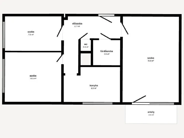 Eladó lakás Miskolc 55 nm