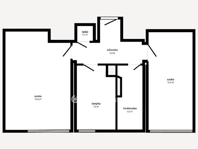 Eladó lakás Tiszaújváros 49 nm
