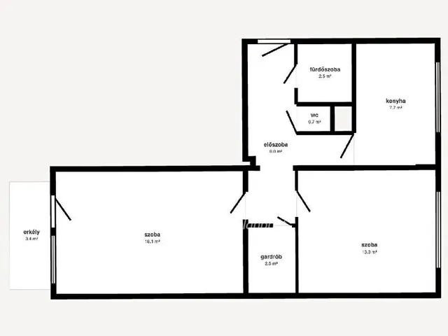 Eladó lakás Kazincbarcika 55 nm