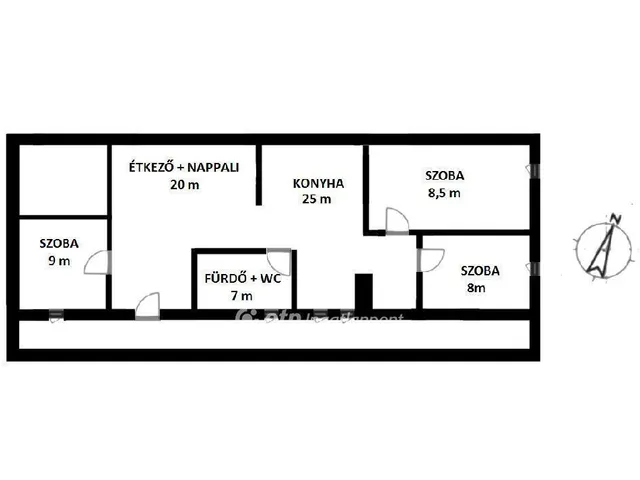 Eladó ház Homrogd 90 nm