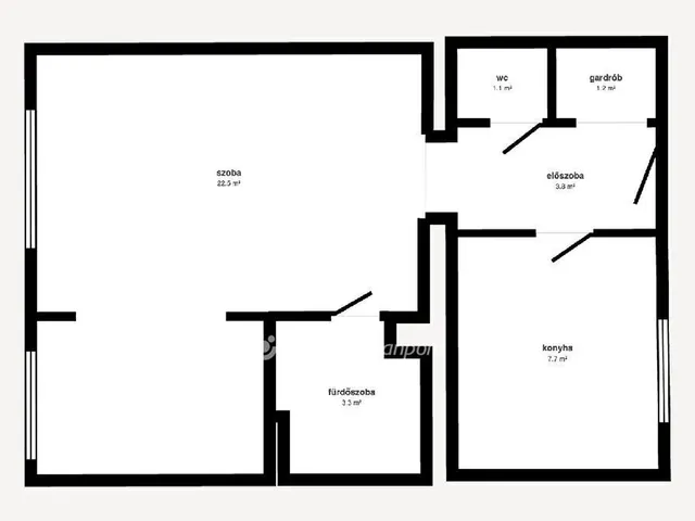 Eladó lakás Tiszaújváros 39 nm