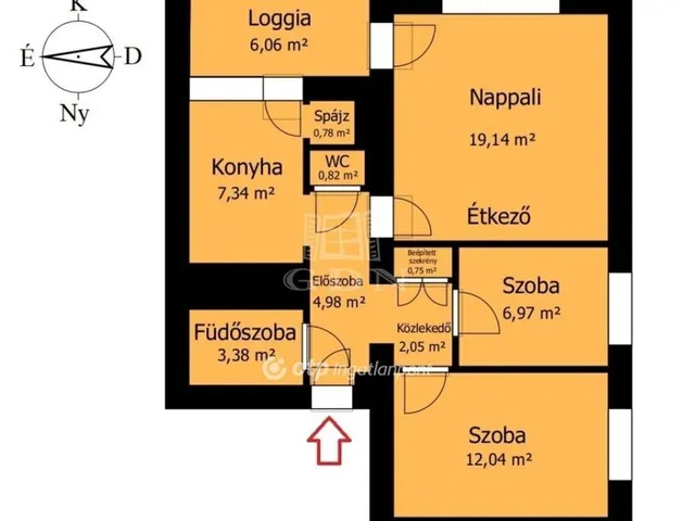 Eladó lakás Miskolc 61 nm