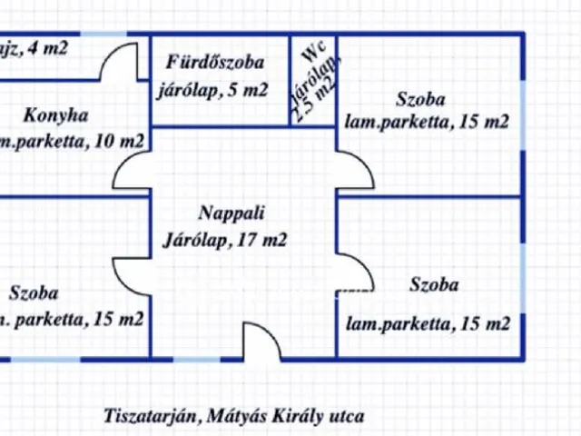 Eladó ház Tiszatarján 89 nm