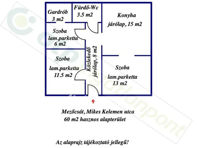 Eladó ház Mezőcsát 65 nm