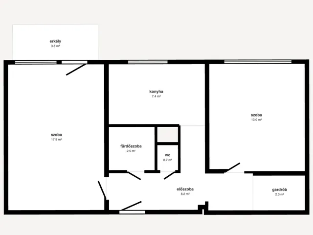 Eladó lakás Miskolc 55 nm