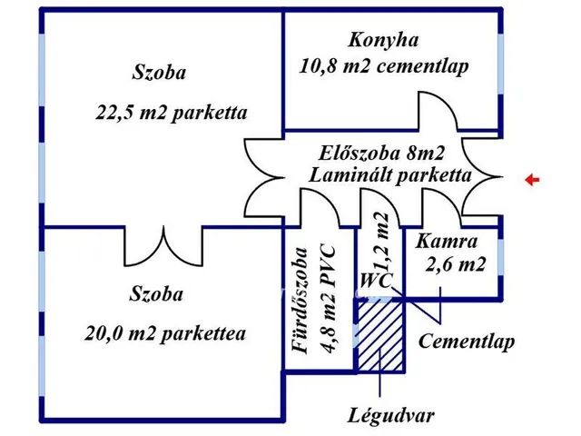 Eladó lakás Miskolc 69 nm