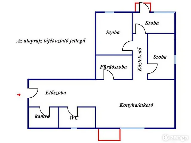 Eladó lakás Miskolc 56 nm