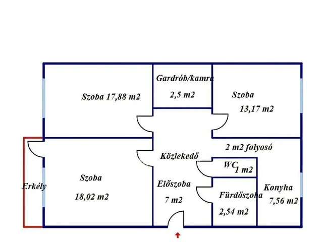 Eladó lakás Miskolc, Belváros 73 nm