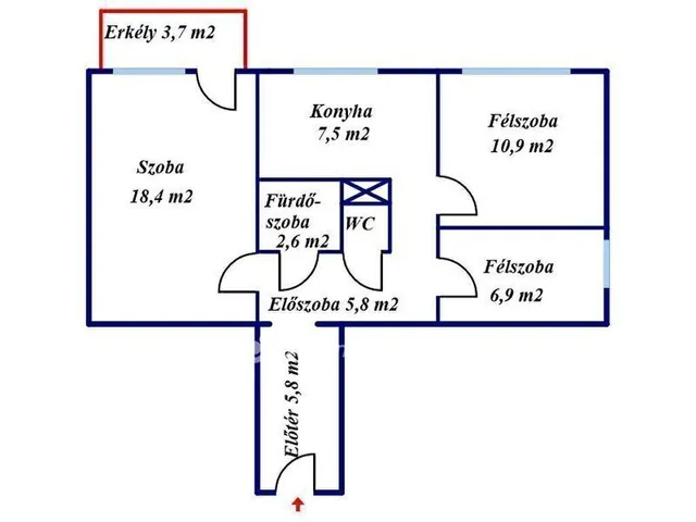 Eladó lakás Miskolc 61 nm