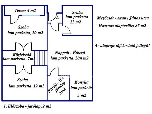 Eladó ház Mezőcsát 87 nm