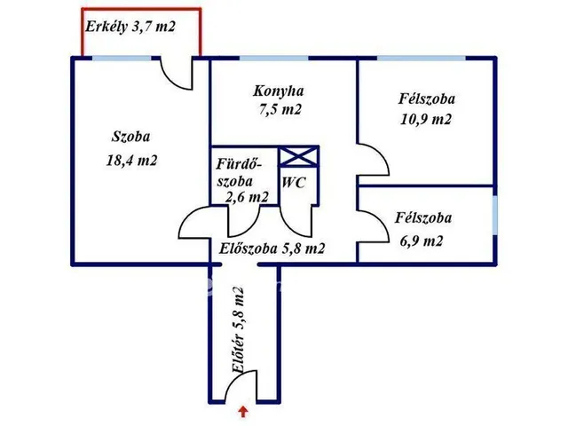 Eladó lakás Miskolc 61 nm