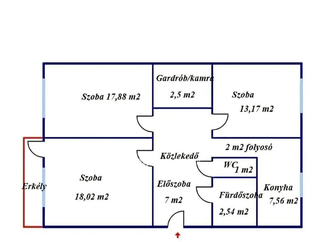 Eladó lakás Miskolc 73 nm