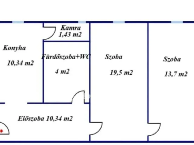 Eladó lakás Miskolc 54 nm