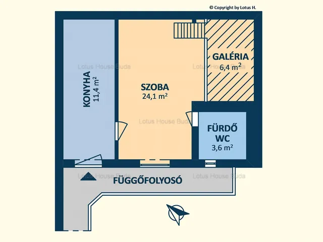 Eladó lakás Budapest VII. kerület, Belső-Erzsébetváros, Hernád utca 21 39 nm