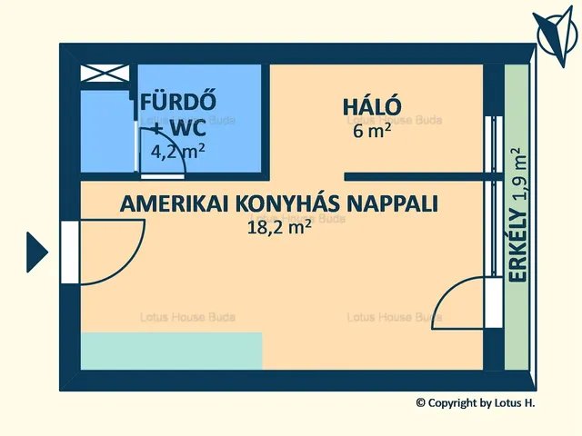 Kiadó lakás Budapest III. kerület, Békásmegyer, Hadrianus utca 28 nm