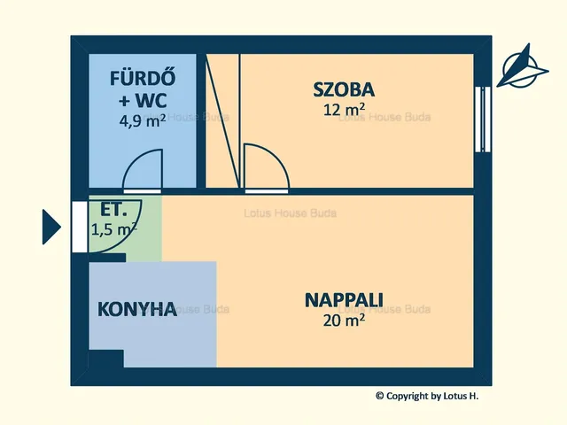 Kiadó lakás Budapest XIII. kerület, Angyalföld, Petneházy utca 39 nm