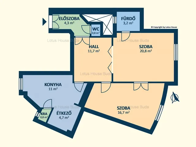 Kiadó lakás Budapest XII. kerület, Krisztinaváros XII. ker. 74 nm