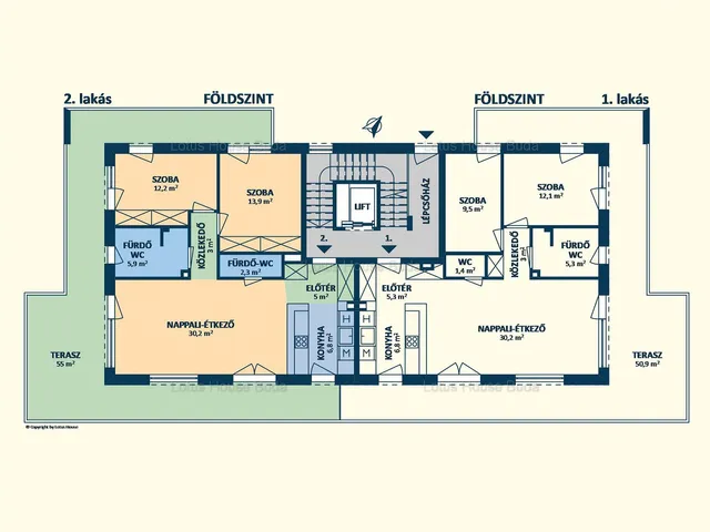 Kiadó lakás Budapest II. kerület, Szépilona, Tárogató út 6. 85 nm