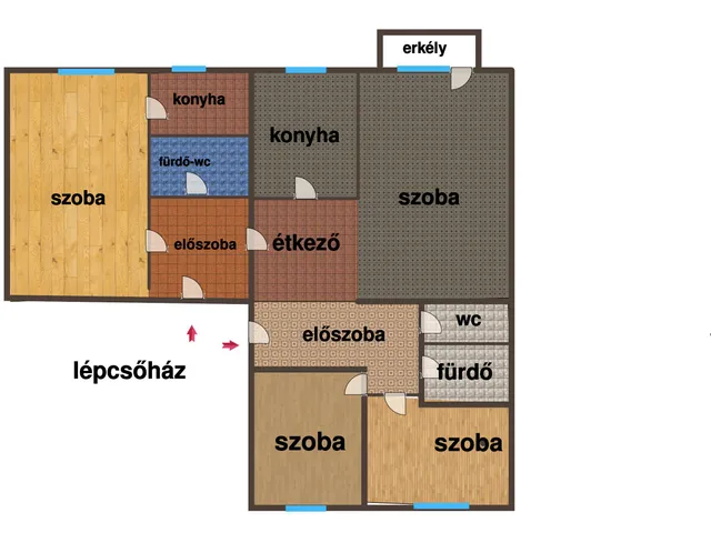 Eladó lakás Budapest XIX. kerület, Kispest lakótelep, Petőfi 82 nm