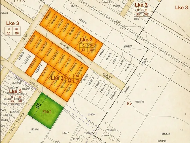 Eladó telek Monor 876 nm