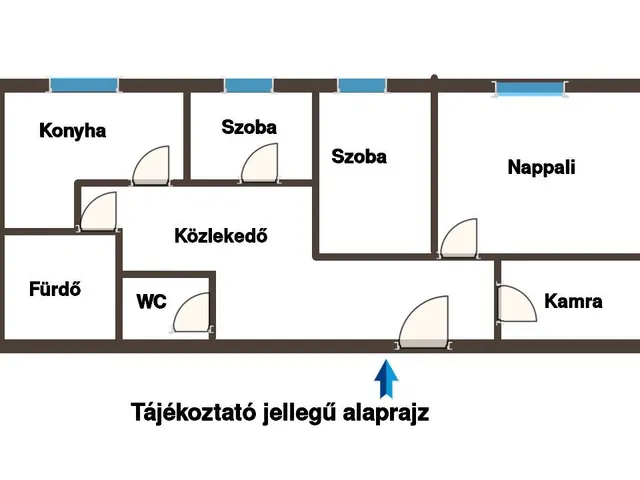 Eladó lakás Komárom 78 nm