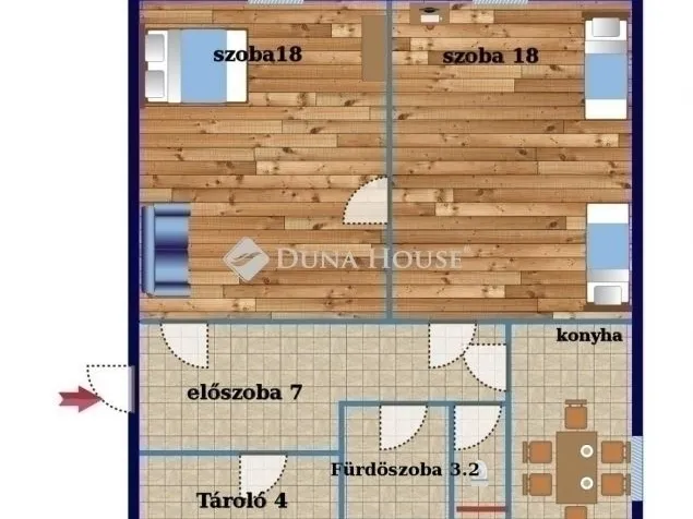Eladó lakás Budapest III. kerület 52 nm