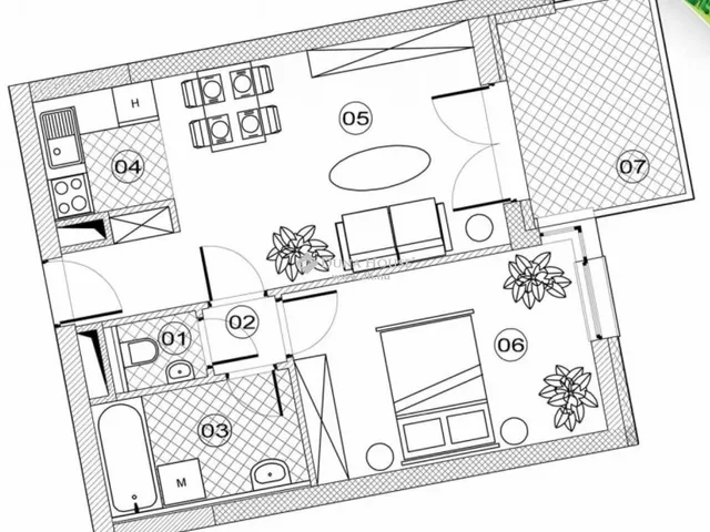 Eladó lakás Budapest XIII. kerület, Újlipótváros 50 nm