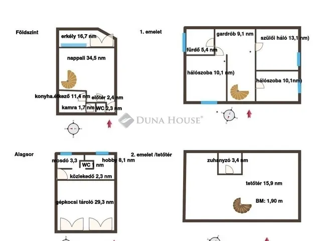 Eladó lakás Budapest II. kerület 184 nm