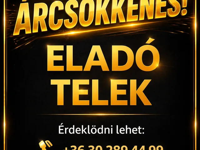 Eladó telek Sáránd 1100 nm