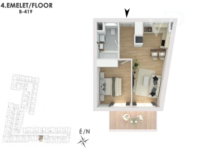 Eladó lakás Budapest XIII. kerület, Vizafogó 45 nm