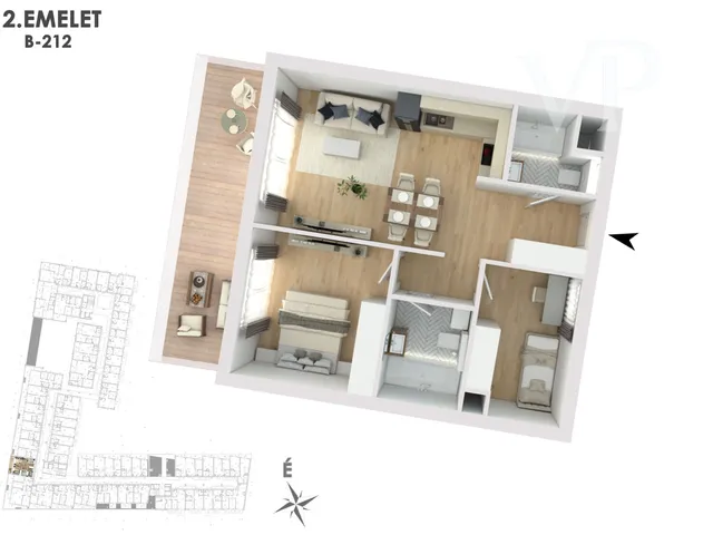 Eladó lakás Budapest XIII. kerület, Vizafogó 57 nm