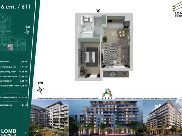 Eladó lakás Budapest XIII. kerület 43 nm