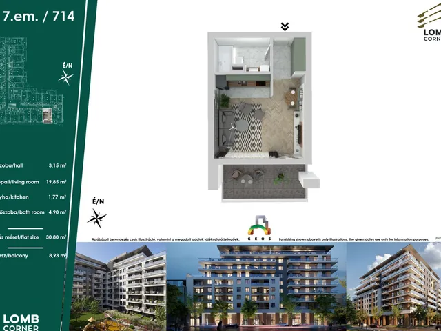 Eladó lakás Budapest XIII. kerület 31 nm