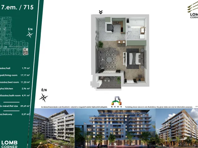 Eladó lakás Budapest XIII. kerület 40 nm