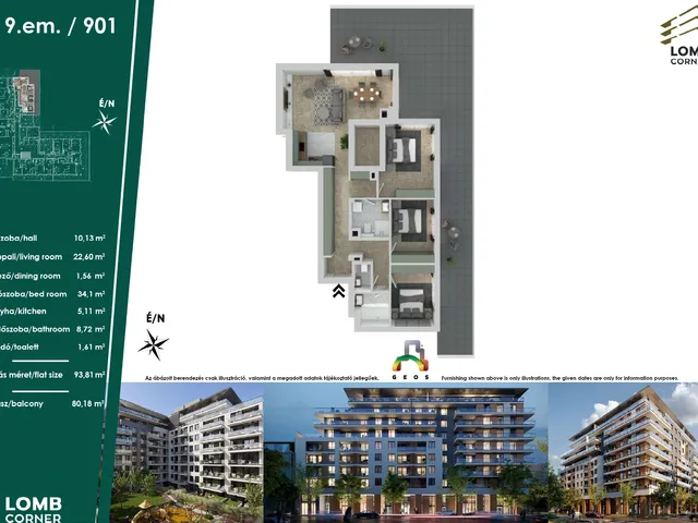 Eladó lakás Budapest XIII. kerület 94 nm