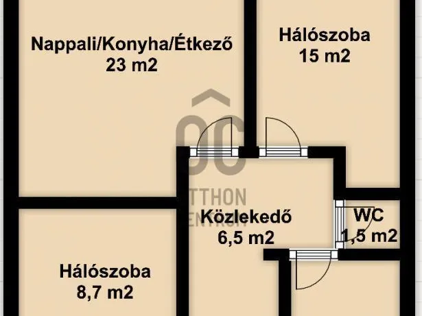 Eladó lakás Budapest V. kerület, Belváros 60 nm