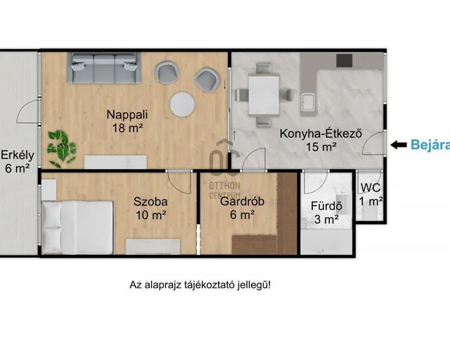 Eladó lakás Budapest XX. kerület 60 nm