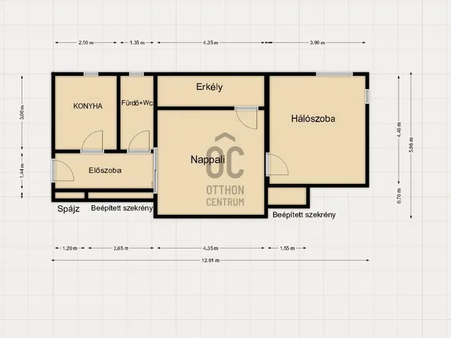 Eladó lakás Budapest X. kerület, Óhegy 55 nm