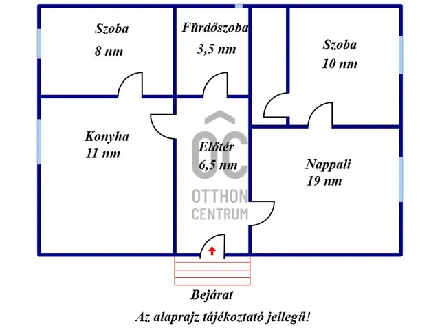 Kiadó lakás Budapest XIV. kerület, Törökőr 63 nm