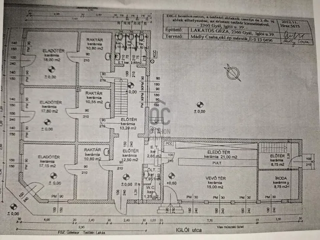 Eladó ház Gyál 263 nm