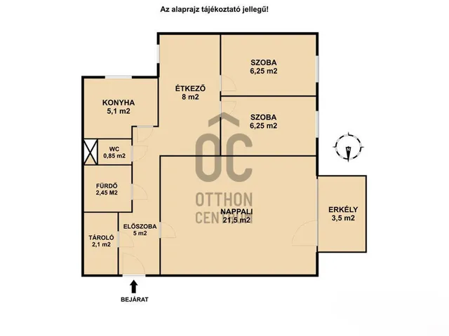 Eladó lakás Budapest XIII. kerület, Angyalföld 58 nm