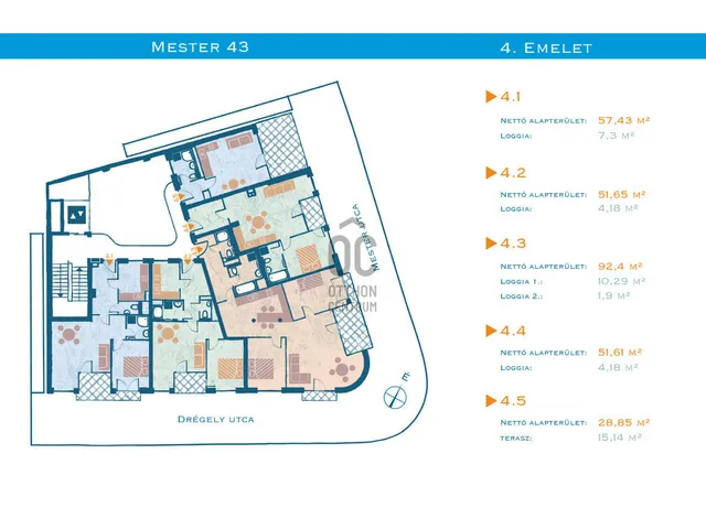 Eladó lakás Budapest IX. kerület 57 nm