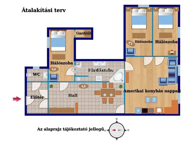 Eladó lakás Budapest VI. kerület 82 nm