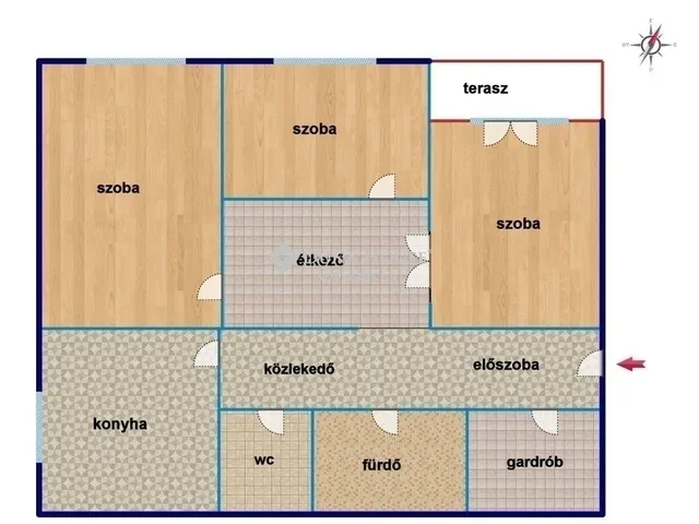 Eladó lakás Budapest IV. kerület, Újpest 71 nm