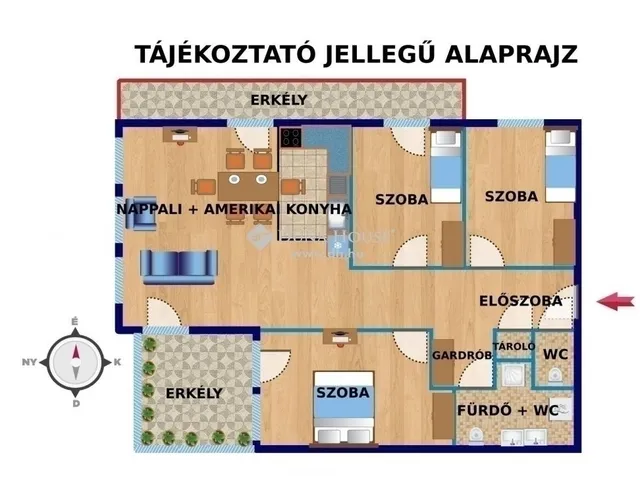 Eladó lakás Budapest XIII. kerület 90 nm