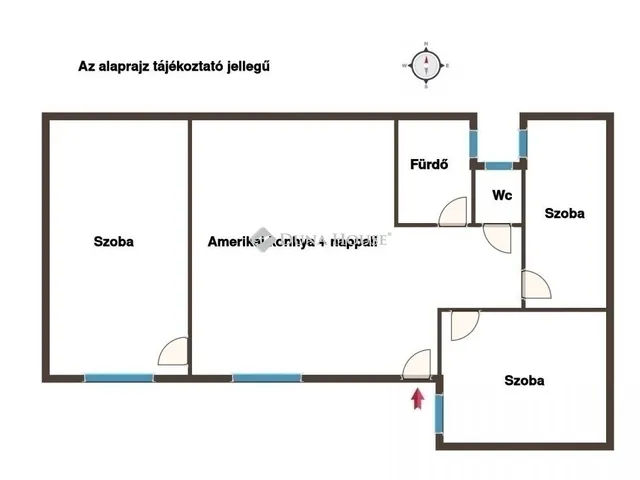 Eladó lakás Budapest XIII. kerület, Újlipótváros 61 nm