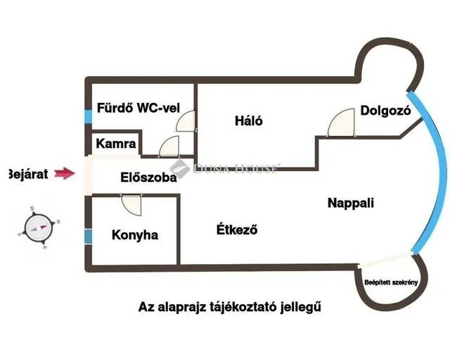Eladó lakás Budapest VI. kerület, Nagykörúton belüli terület 47 nm