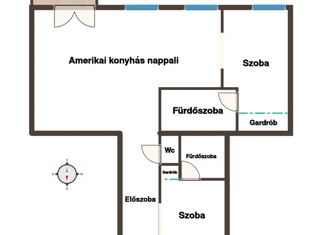 Eladó lakás Budapest V. kerület, Lipótváros 80 nm