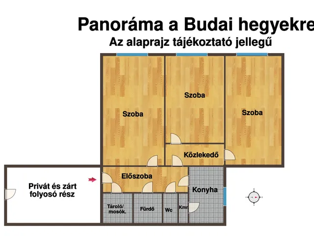 Eladó lakás Budapest III. kerület, Óbuda 68 nm
