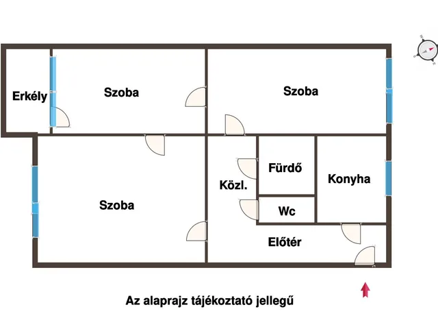 Eladó lakás Budapest XIII. kerület, Angyalföld, Béke tér 67 nm